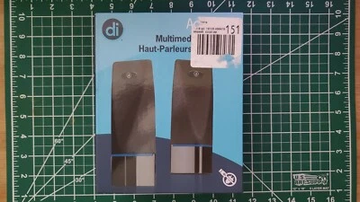 Altavoces Digital Innovations 4330100 AcoustiX Multimedia 2.0 3.5mm AUX USB Foto 1 de 3