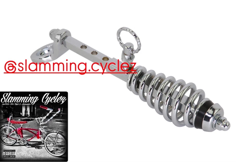 VINTAGE LOWRIDER 1 Bolt Springer Suspension Fork Slammer Flat Twisted Kit. - Image 1 of 1