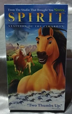 SPIRIT- Stallion of the Cimarron Factory Sealed VHS Tape 2002 - Imagem 1 de 4