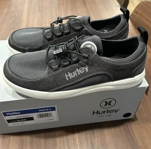New Hurley Men's Black Bungee Slip-on Skate Shoes Size 8, 10.5, 11 - Picture 1 of 11