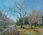 Landscape Early Spring Kadriorg Original Oil Painting Canvas 20x16 Painted YSArt