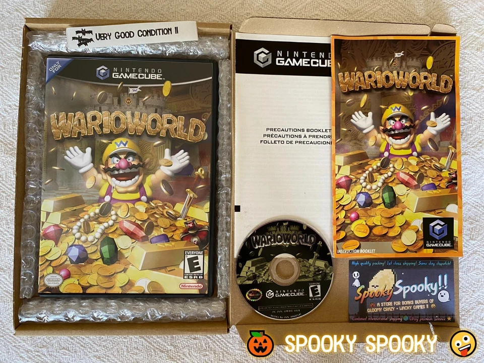 Wario World Nintendo Gamecube - NTSC-U/C USA VGC CIB - High Quality Packing - Image 1 of 4