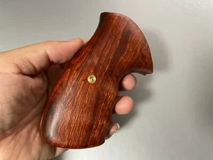 Smooth Handmade Grips For Ruger Security Six/Police Service Six Square Butt  - Picture 1 of 7