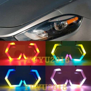 Flow series Chasing RGB Hexagon halo for Dodge Dart 12-16 Turn Signal Bluetooth - Bild 1 von 18