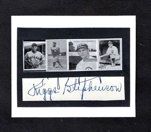 1926/34 RIGGS STEPHENSON 4X5  AUTOGRAPHED CUT W/CHICAGO CUBS PHOTO (d.'85) - Picture 1 of 1