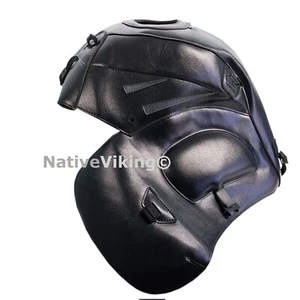 BAGSTER HONDA XL 1000 V Varadero TANK PROTECTOR COVER Tankbra Black Grey 1384L - Afbeelding 1 van 10