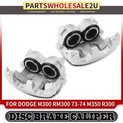 Pinza de freno delantera izquierda y derecha 2 piezas para Dodge M300 RM300 73-74 M350 R300 1974 Foto 1 de 4