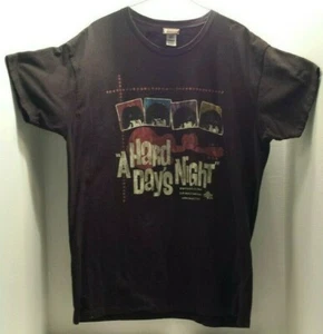 Aces and Eights "A HARD DAY'S NIGHT" Beatles T- Shirt XL 2004 Pre-owned NICE!!!! - Picture 1 of 7