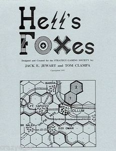 Hell's Foxes - WWII North African Campaign - rare small press Strategy Gaming Soc - Bild 1 von 8