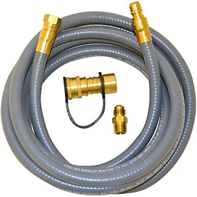 Mr. Heater F273720 12 Foot Natural Gas and Propane Gas Hose Assembly 3/8' Female - Image 1 of 3