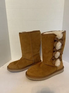 Koolaburra by UGG Victoria hohe Damenstiefel Größe 8 kastanienbraun (1015875) - Bild 1 von 16