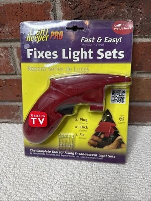 Light Keeper PRO Christmas Repair Fixes Light Sets Bulbs Tool Tree Lights ~ NEW - Image 1 of 2