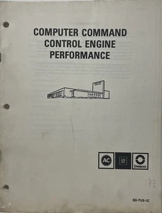 GM COMPUTER COMMAND CONTROL ENGINE PERFORMANCE SERVICE MANUAL 1982 - Picture 1 of 4