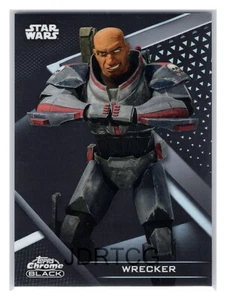 Grúa refractora Topps 2022 Star Wars cromada negra #44 (089)/199 - Imagen 1 de 2