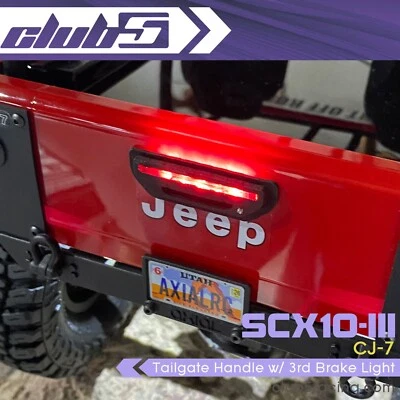 3rd Brake Tail Light for SCX10 III Jeep CJ-7 ( 6V LED included) - Image 1 of 4
