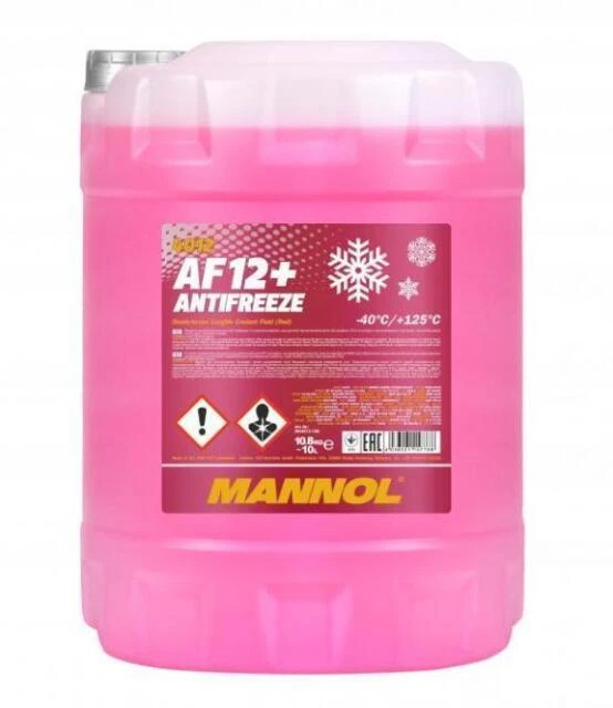 MANNOL AF12+ -40°C G12 Kühlerfrostschutz - Rot, 10L
