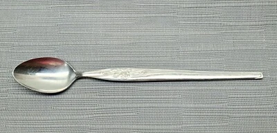 Vintage Hull Dorzel Island Queen 7 1/2" Stainless Iced Tea Spoons Flatware Japan - Image 1 of 4