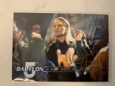 Babylon 5 Andrea Thompson Hand Signed 1995 Fleer Trading Card #64 Autographed