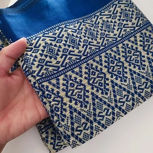 Fabric cotton sarong skirt colorful Woven coverup seamless Thai pattern style 1 - Picture 1 of 23