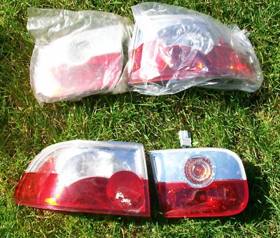 Juego de luces traseras TYC Elegante Euro Honda Civic 1992 1993 1994 1995 cromadas TL-201 Foto 1 de 2