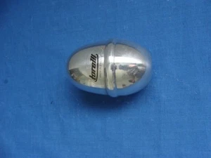 3" BRAZILIAN HANDMADE ALUMINUM EGG HAND PERCUSSION INSTRUMENT SAMBA PAGODE - Picture 1 of 3