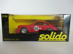 Solido Nº 68 1:43 Porsche 934 EXCELENTE en EMBALAJE ORIGINAL - Imagen 1 de 5