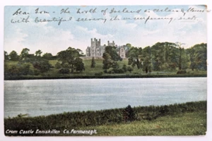 Crom Castle Enniskillen Upper Lough Erne County Fermanagh N. Ireland Postcard L5 - Picture 1 of 2