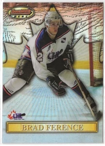 1997 Bowman CHL Bowman's Best Refractor #9 Brad Ference Sokane Chiefs - Picture 1 of 2
