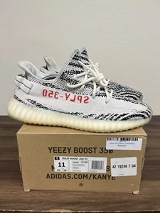 adidas Yeezy Boost 350 V2 Low Zebra - Size 11 - Picture 1 of 7