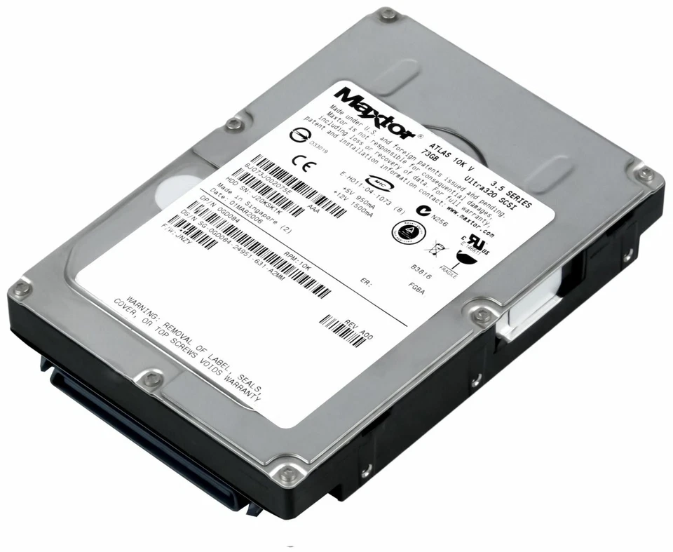 Hard Drive Dell 0GD084 8J073J0 73GB 10000U/Min SCSI ULTRA-320 80-PIN 3.5'' - Image 1 of 3