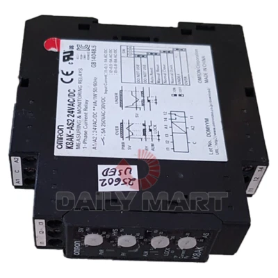 Nuevo relé de monitoreo OMRON K8AK-AS2 en caja Foto 1 de 3