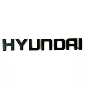 Hyundai Emblem - schwarz matt - Bild 1 von 4