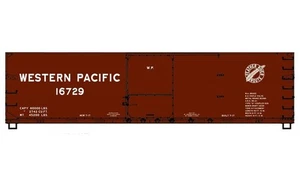 Accurail 81782 HO Scale WP 40' Double Sheath Wood Boxcar Unassembled Kit - Picture 1 of 1