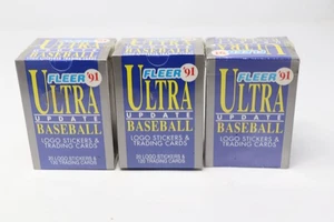 Lot of 3 1991 Fleer Ultra Update MLB Baseball Factory Sealed Set Jeff Bagwell RC - Picture 1 of 6