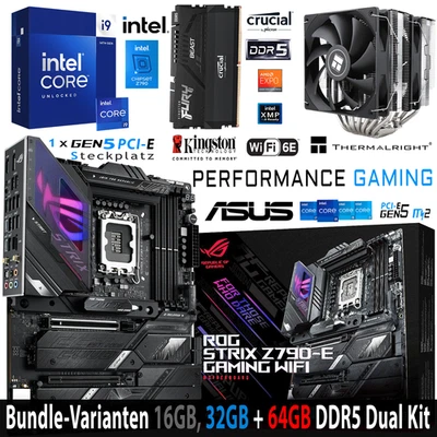 PC Bundle - Intel i9 14900K ASUS ROG Strix Z790-E Gaming mit 16, 32 + 64GB DDR5 - Bild 1 von 4