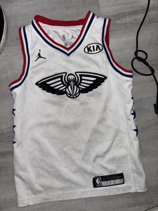 Anthony Davis All star Jersey Kids Small Jordan Nike Pelicans New Orleans - Picture 1 of 3