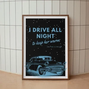 Story Of My Life - 01 Poster: British Pop Lyric-Inspired Wall Art, Music - Picture 1 of 9