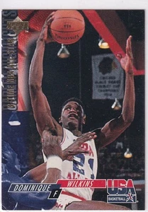 1994 Upper Deck USA Basketball No. 75 Dominique Wilkins Career Highlights - Bild 1 von 2