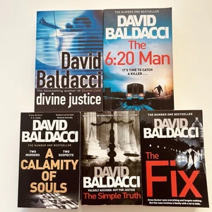 David Baldacci Books x 5 Mystery Thriller Paperback Bundle Lot - Picture 1 of 16