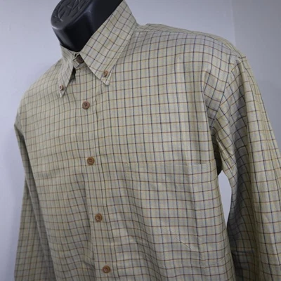 Robert Talbot Dress Shirt Plaid Long Sleeve Button Up Mens Size Medium - Image 1 of 4