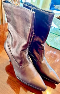 Victoria's Secret Colin Stuart High Heel Platform Boots-Bronze 9B (NIB) - Picture 1 of 16