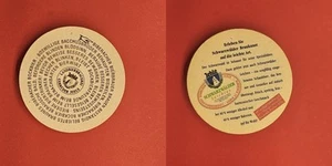 Brauerei Geb. Jehle Biberach Wortschnecke Brauerei Bierdeckel Bier - Picture 1 of 1