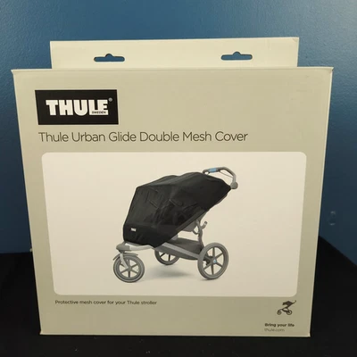 THULE Urban Glide Doble Malla Cubierta Negro 20110719 Protector Cochecito NUEVO Foto 1 de 4