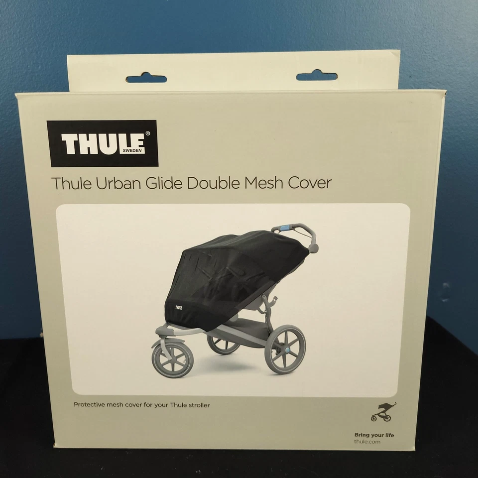 THULE Urban Glide 双网眼罩黑色 20110719 婴儿车盾 全新 — 第 1/4 张图片