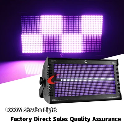 8+8Segment Led Strobe Stage Light Pro Dj Club Party Flashing Effect Stage Light - Image 1 of 4
