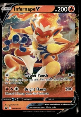 Infernape V Promo  SWSH: Sword & Shield Promo Cards SWSH252 NM Pokémon TCG - Image 1 of 2