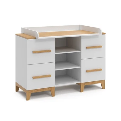 Wickelkommode Vitalispa Malia 133 x 108 cm XL mit 4 Schubladen - Bild 1 von 3