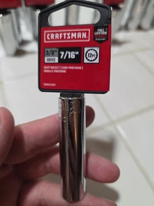 Craftsman 3/8" Drive 1/2" 12 Pt. Deep Socket - Picture 1 of 2