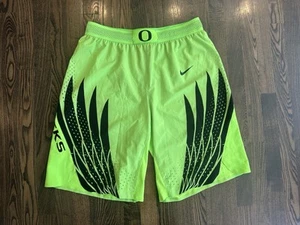 Nike 2017-2018 OREGON DUCKS Team Issued Game Worn Shorts Size 40 - Foto 1 di 3