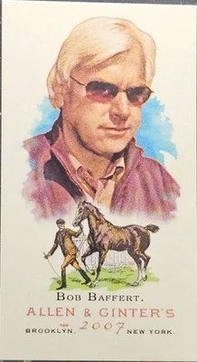 Topps Allen & Ginter Bob Baffert Mini 2007 Foto 1 de 2